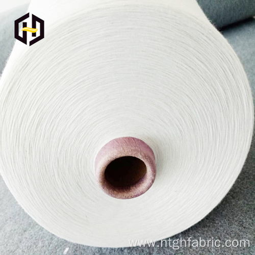 30/1 recycled 100% polyester spun yarn